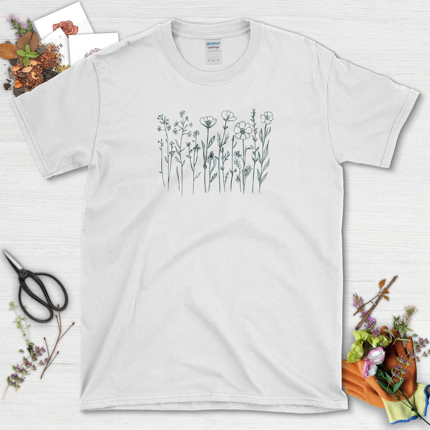 Garden-Inspired Floral T-Shirt