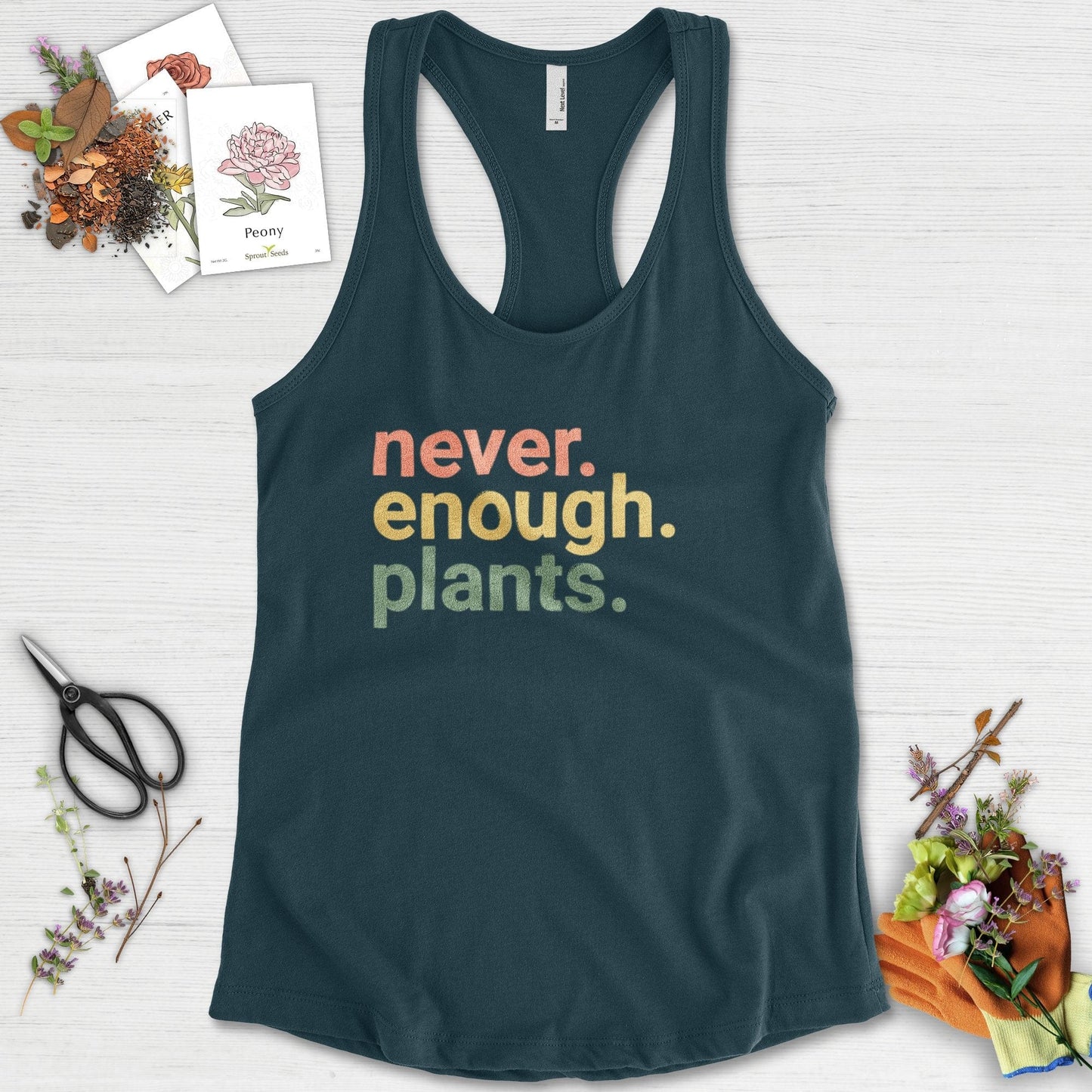 Never Enough Plants Racerback