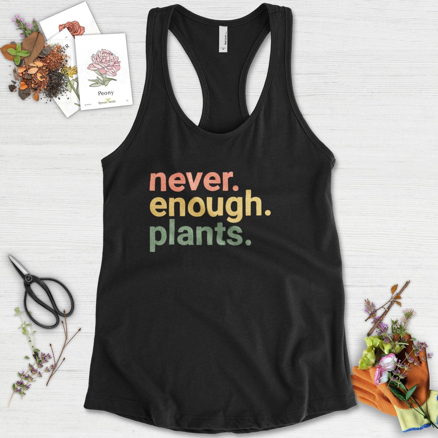 Never Enough Plants Racerback
