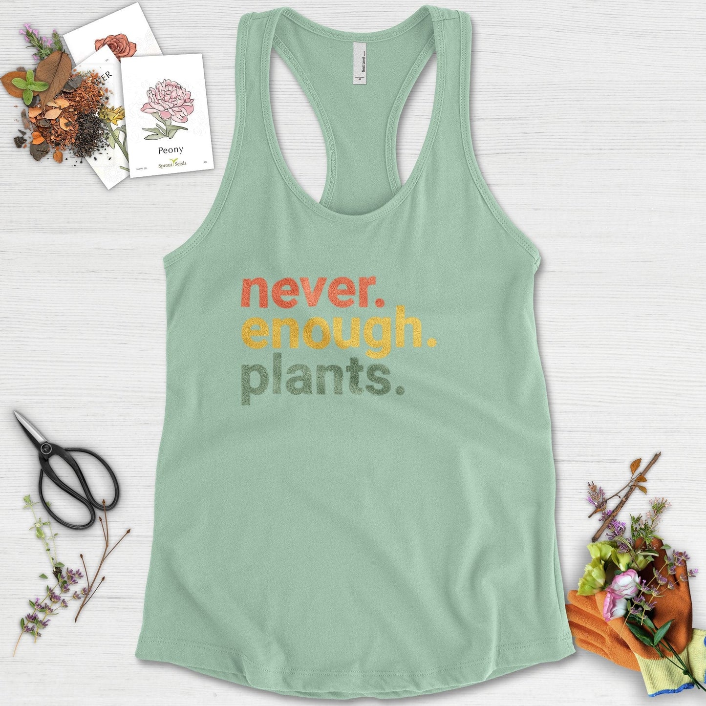 Never Enough Plants Racerback