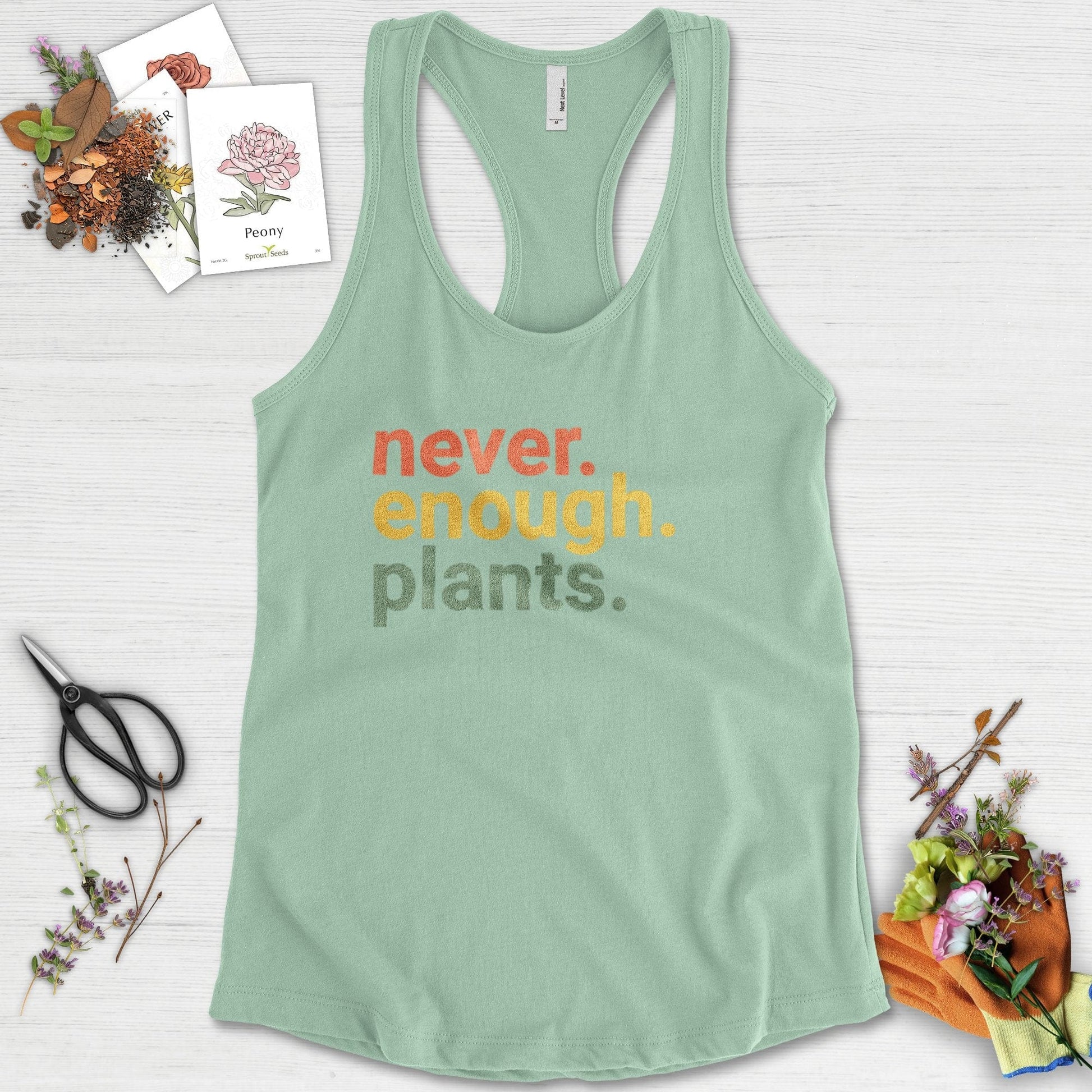 Never Enough Plants Racerback
