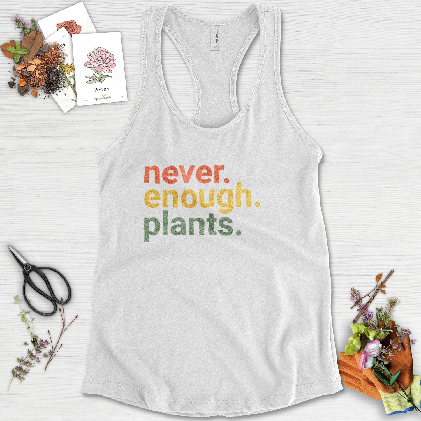 Never Enough Plants Racerback