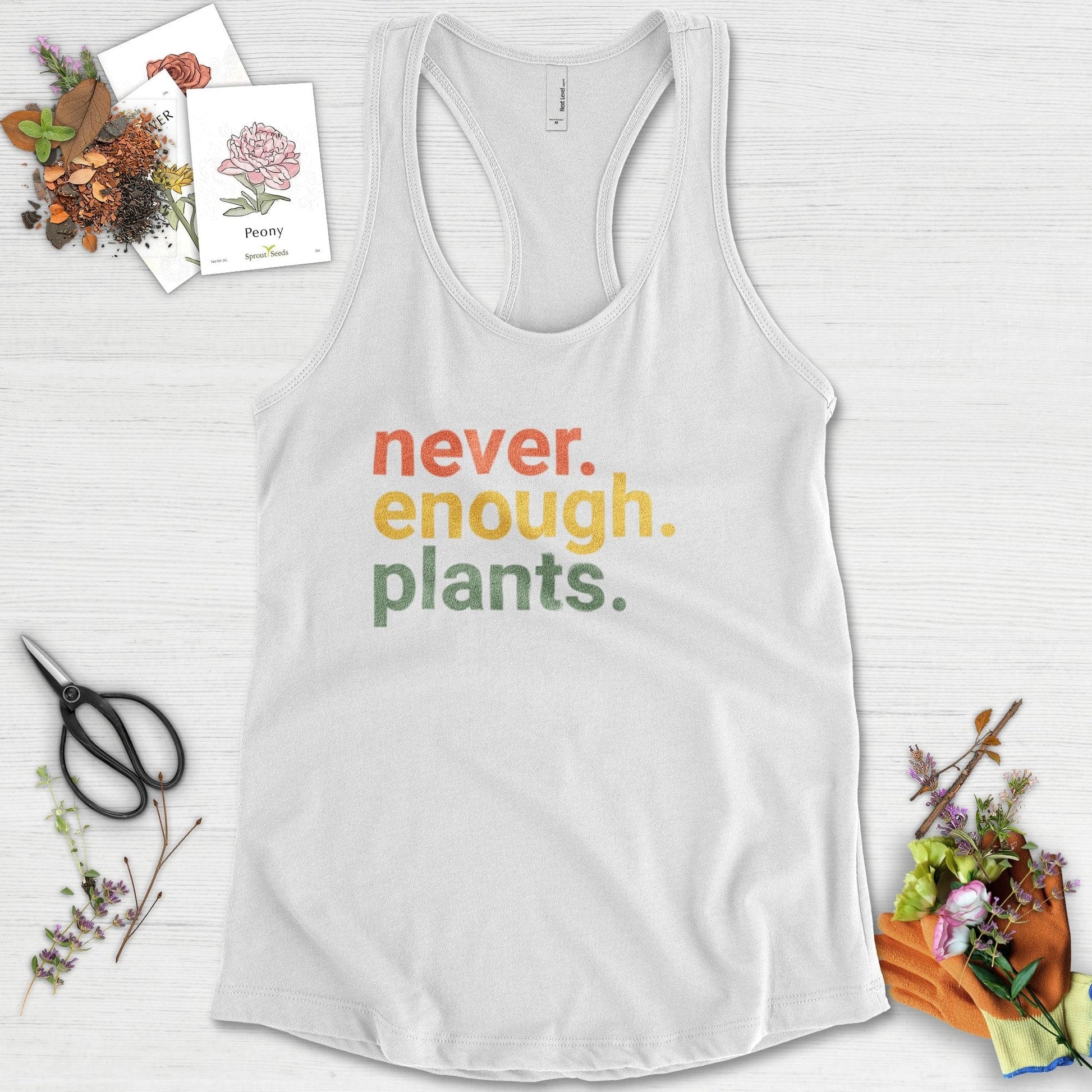 Never Enough Plants Racerback