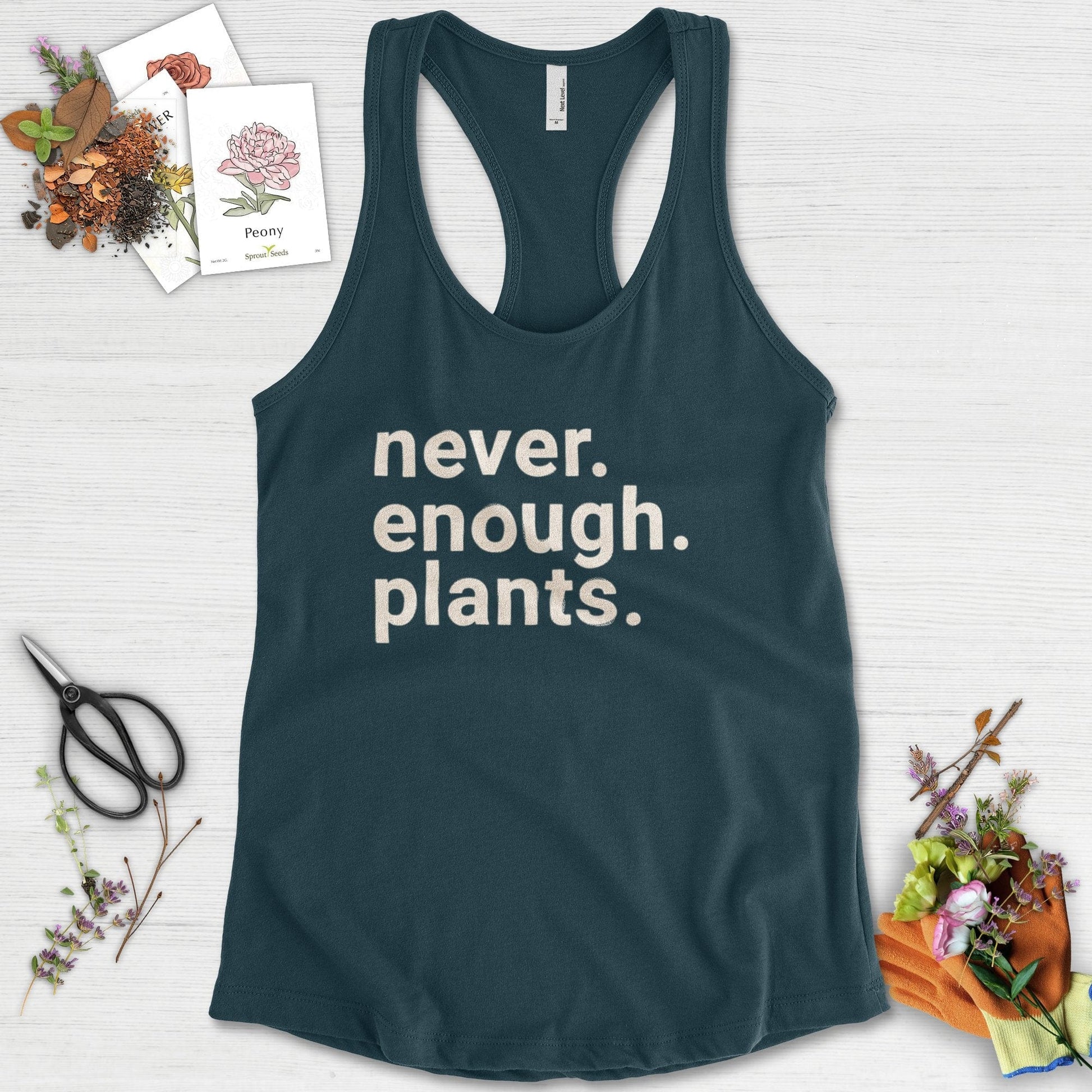 Never Enough Plants Racerback