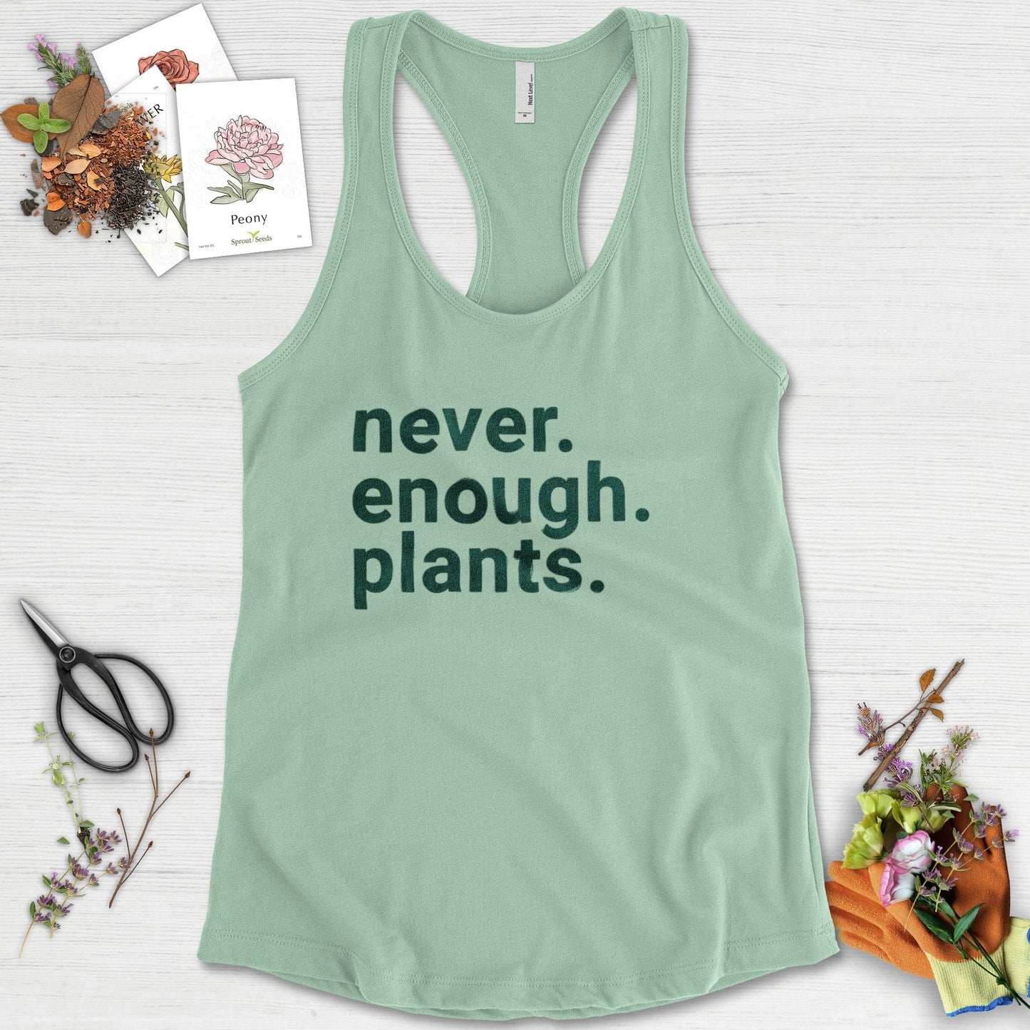 Never Enough Plants Racerback
