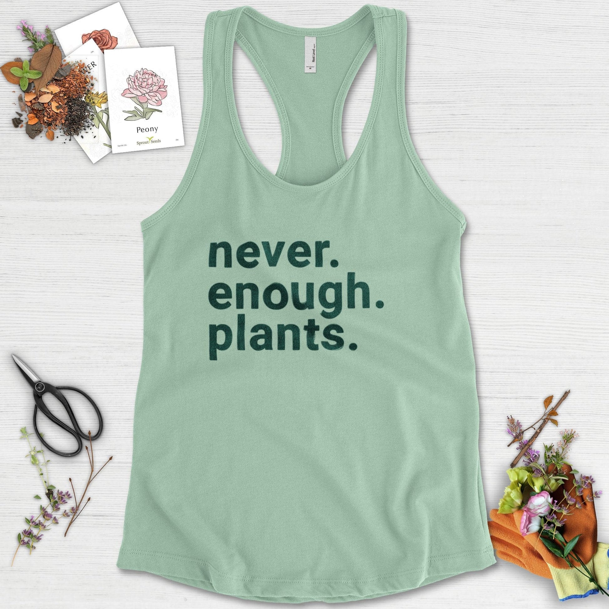 Never Enough Plants Racerback