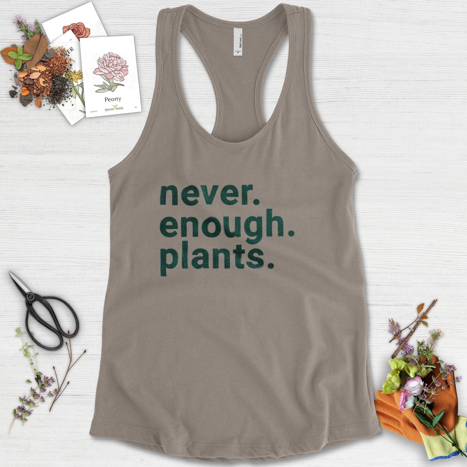 Never Enough Plants Racerback