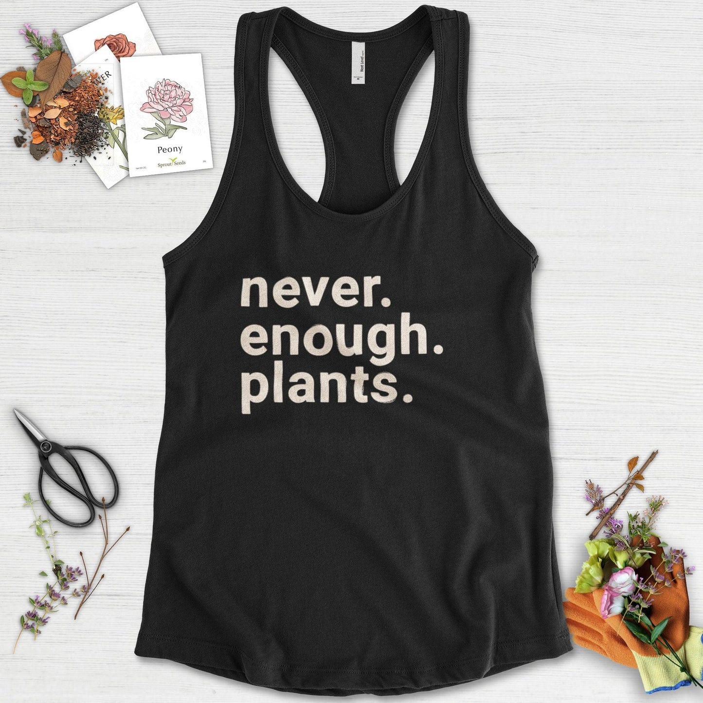 Never Enough Plants Racerback