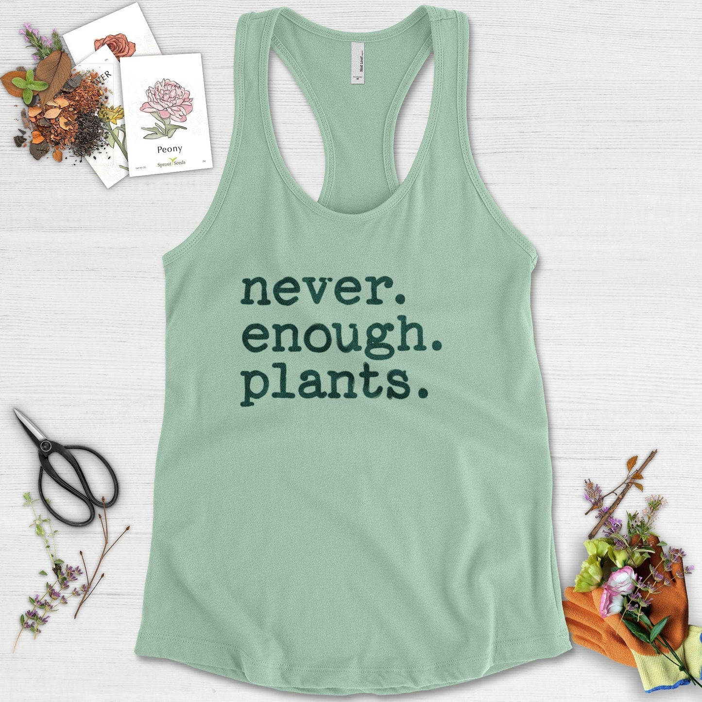 Never Enough Plants Racerback