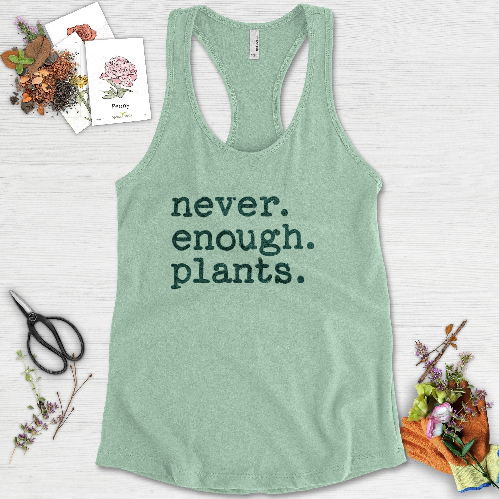 Never Enough Plants Racerback
