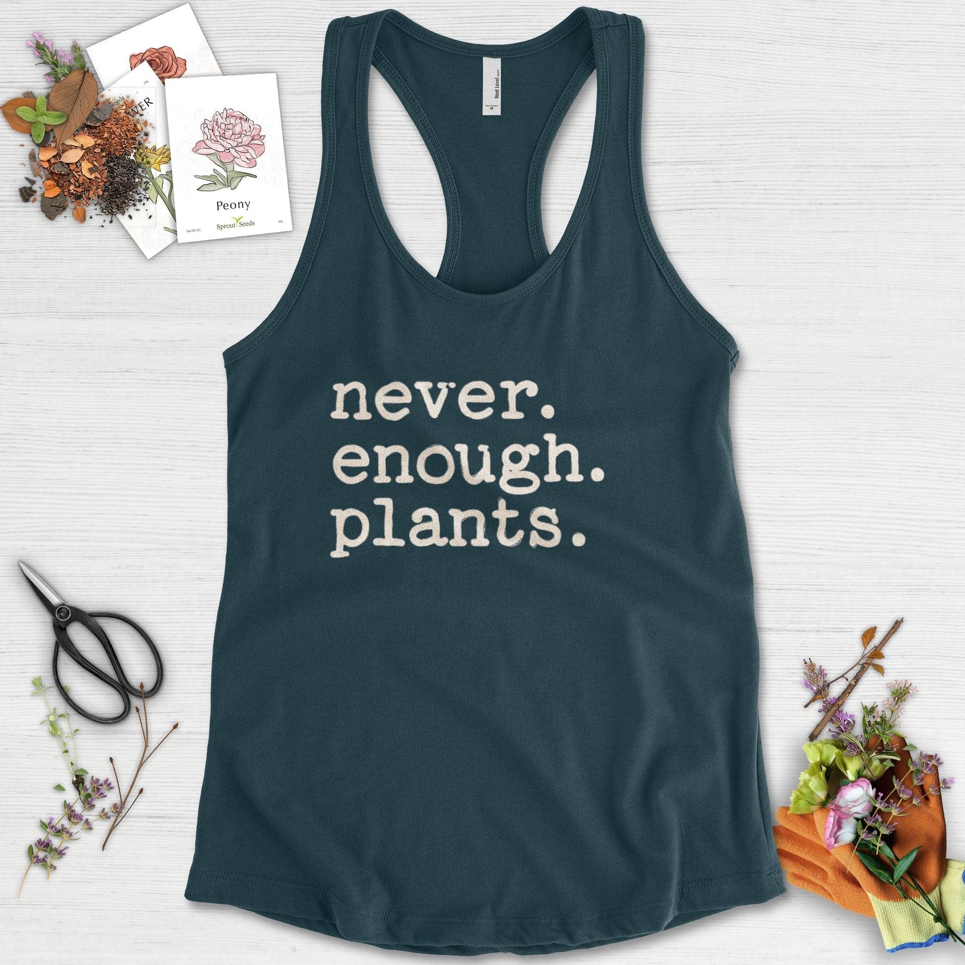 Never Enough Plants Racerback