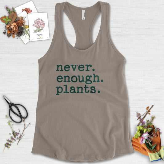 Never Enough Plants Racerback