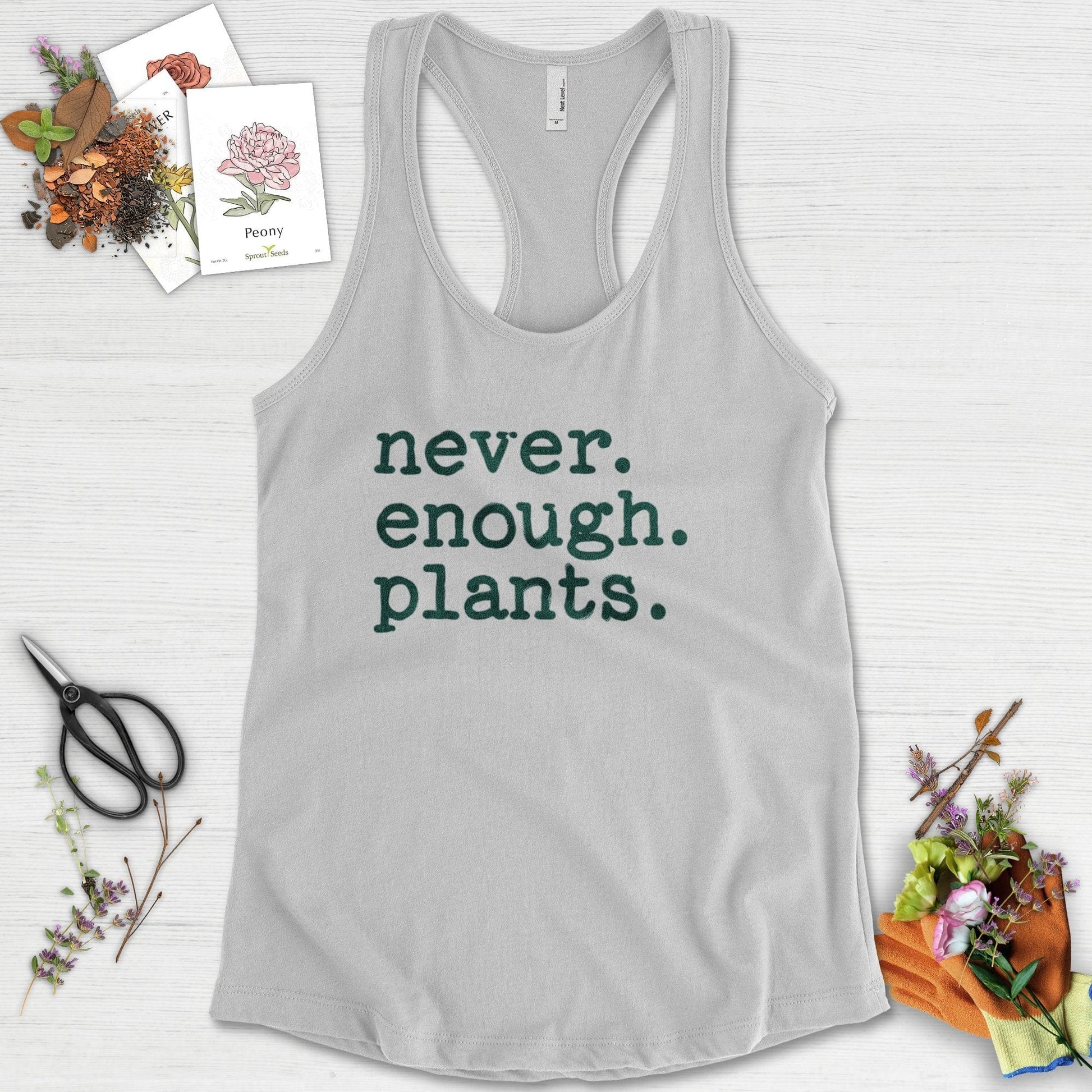 Never Enough Plants Racerback