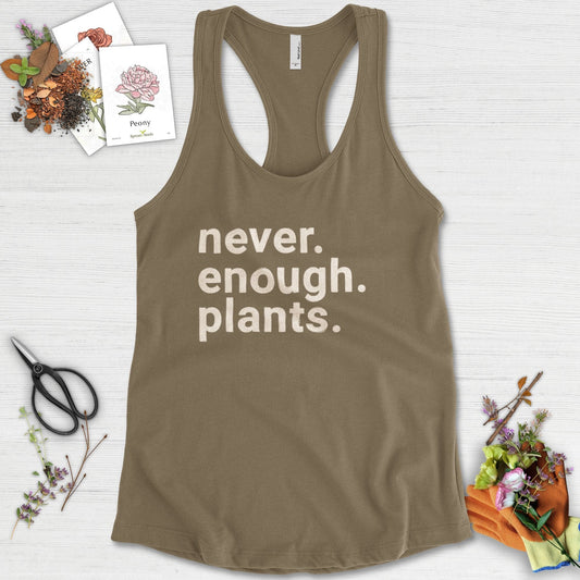 Never Enough Plants Racerback