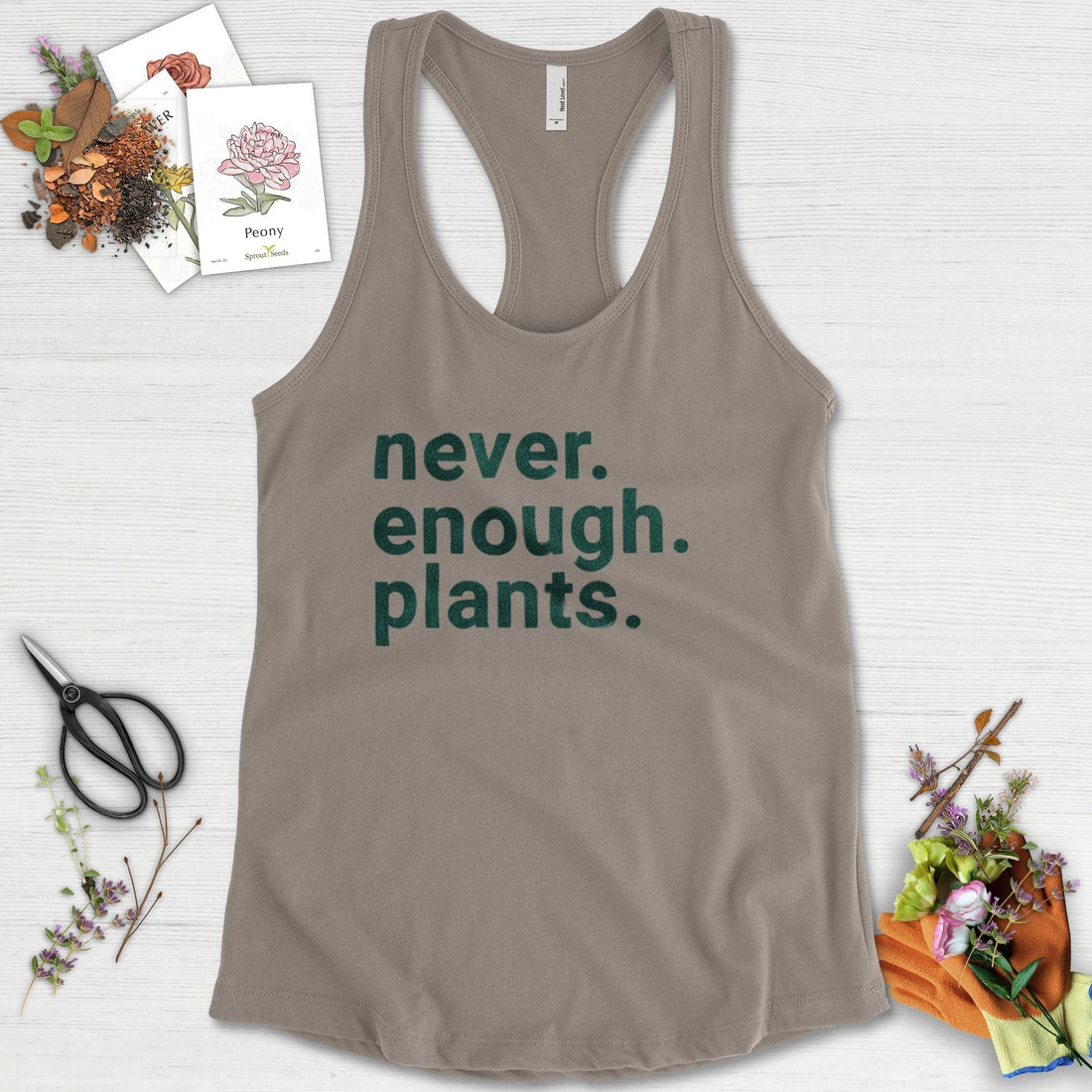 Never Enough Plants Racerback