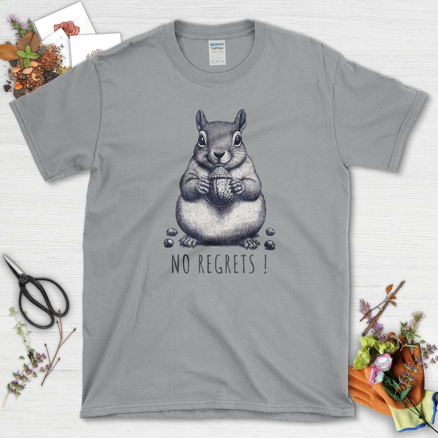 No Regrets Squirrel T-Shirt