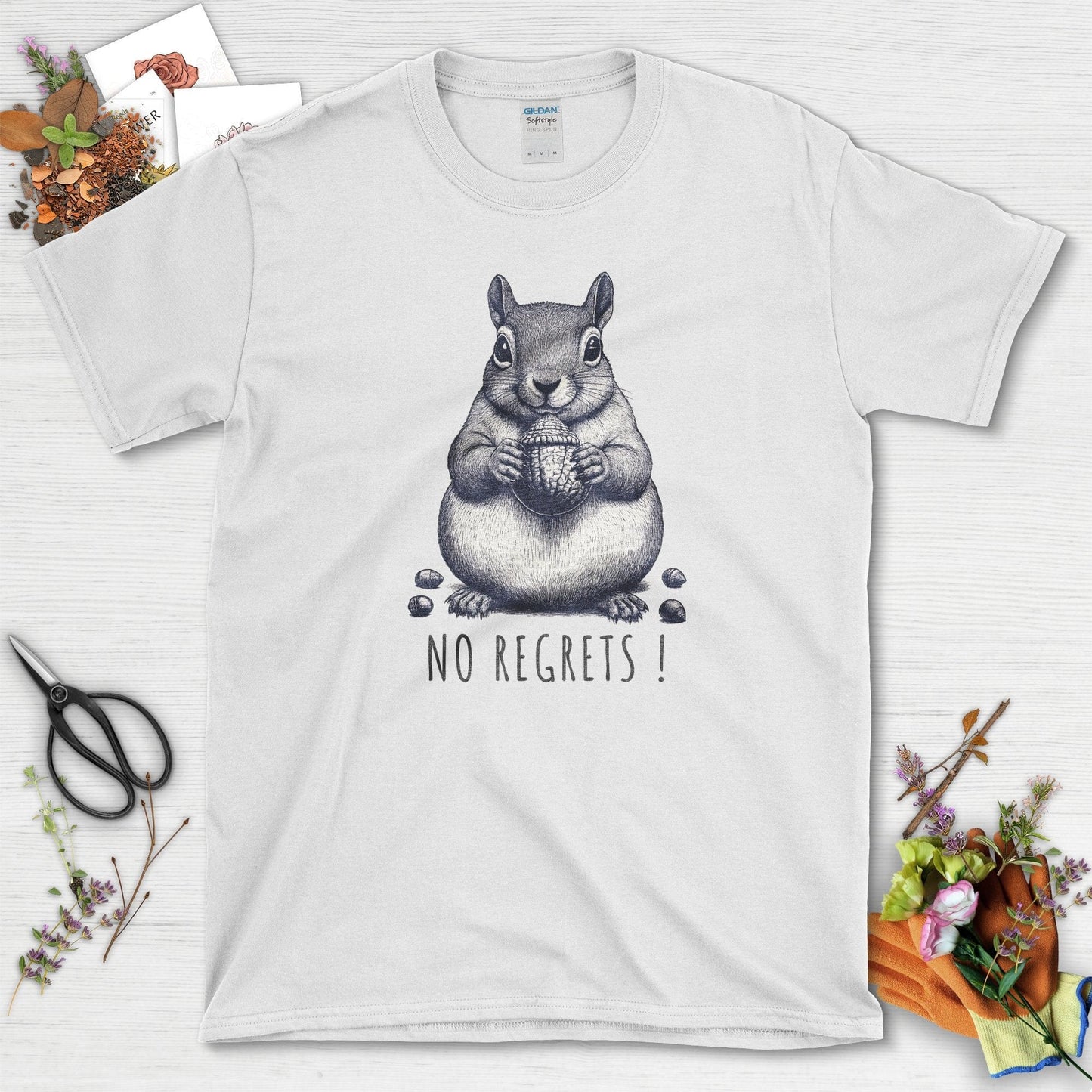 No Regrets Squirrel T-Shirt