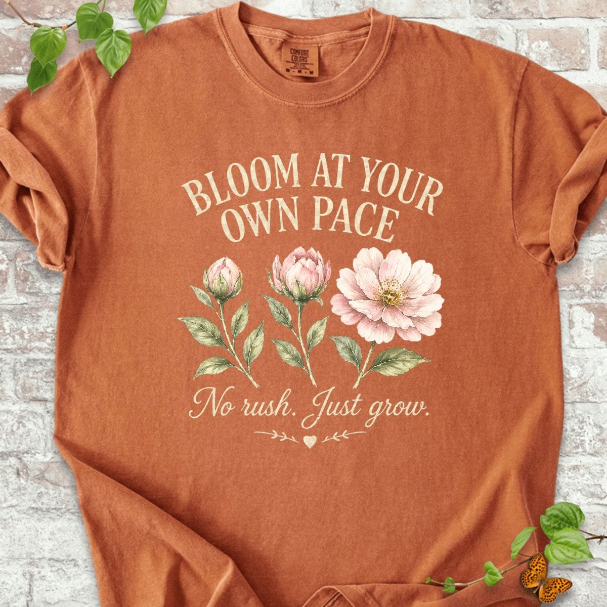 No Rush Just Grow T-Shirt