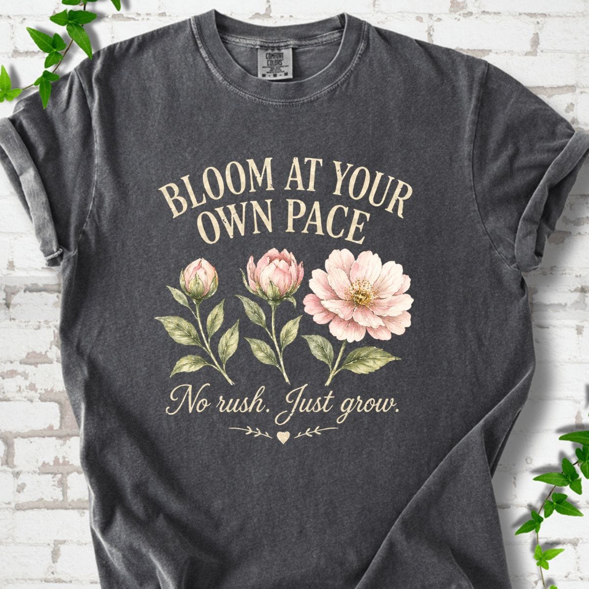 No Rush Just Grow T-Shirt