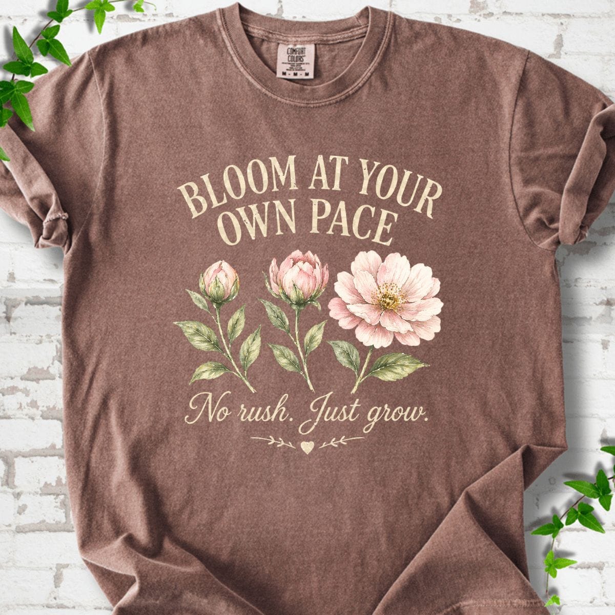 No Rush Just Grow T-Shirt