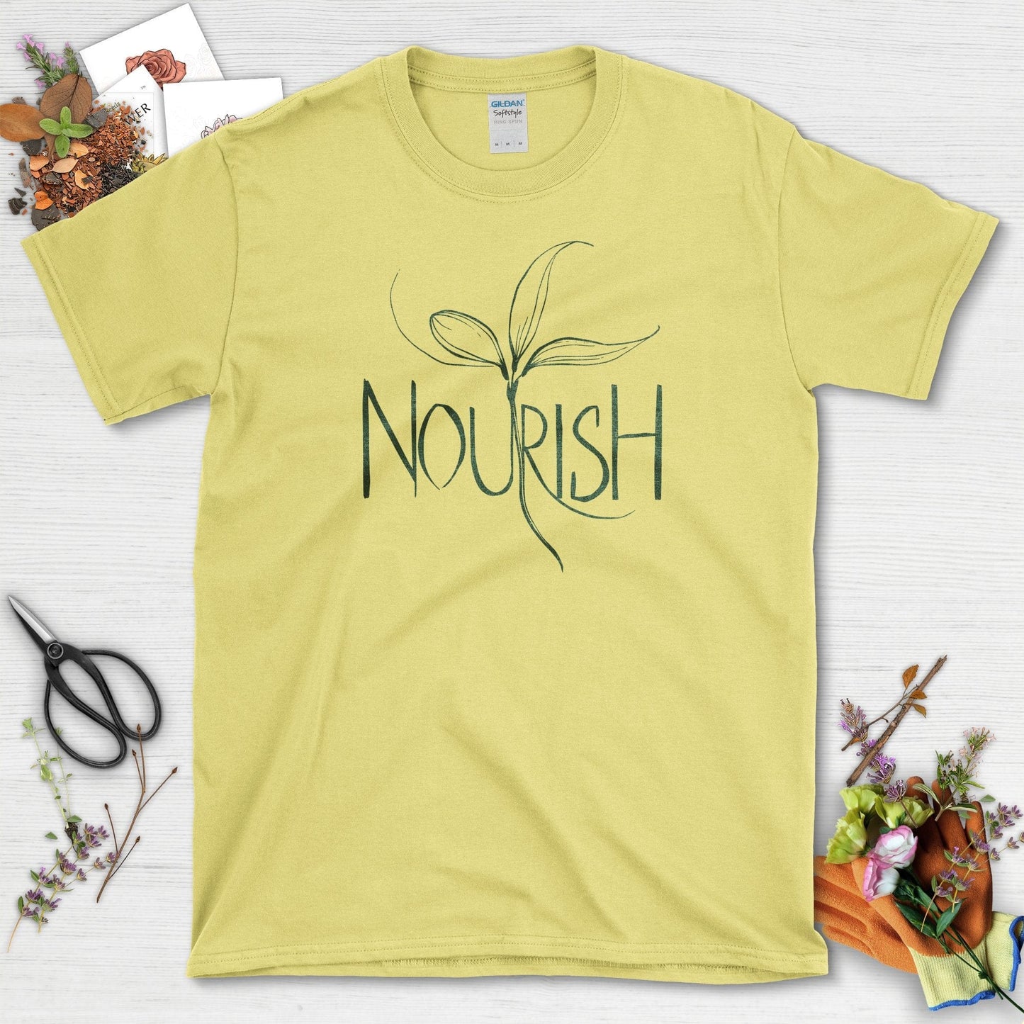 Nourish Garden-Inspired T-Shirt