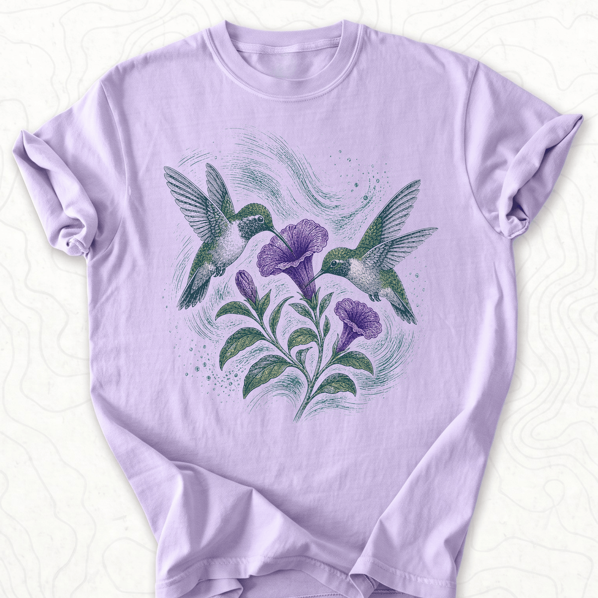 Hummingbird Flowers T-shirt