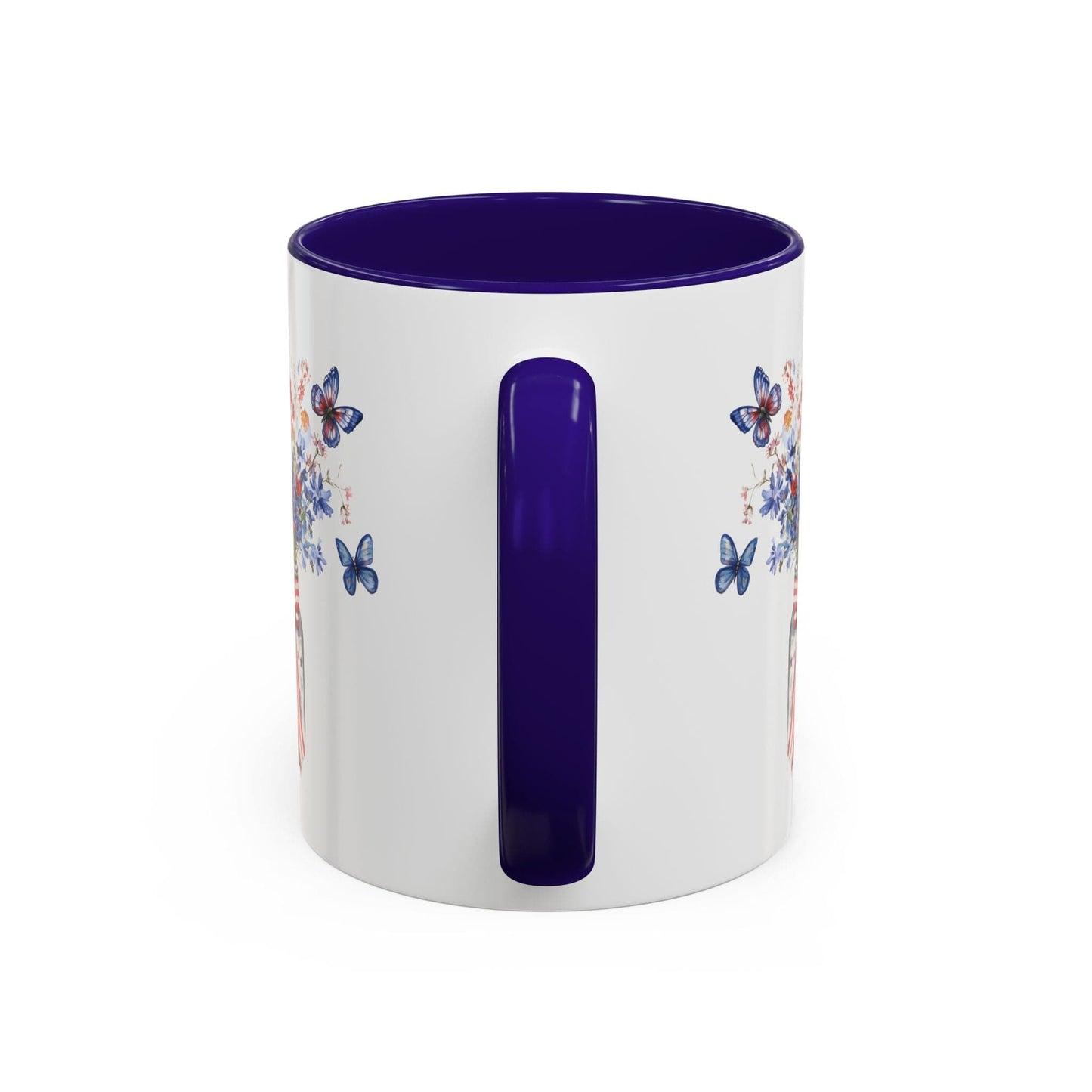 Patriotic Blooms & Butterflies Mug (11/15oz)