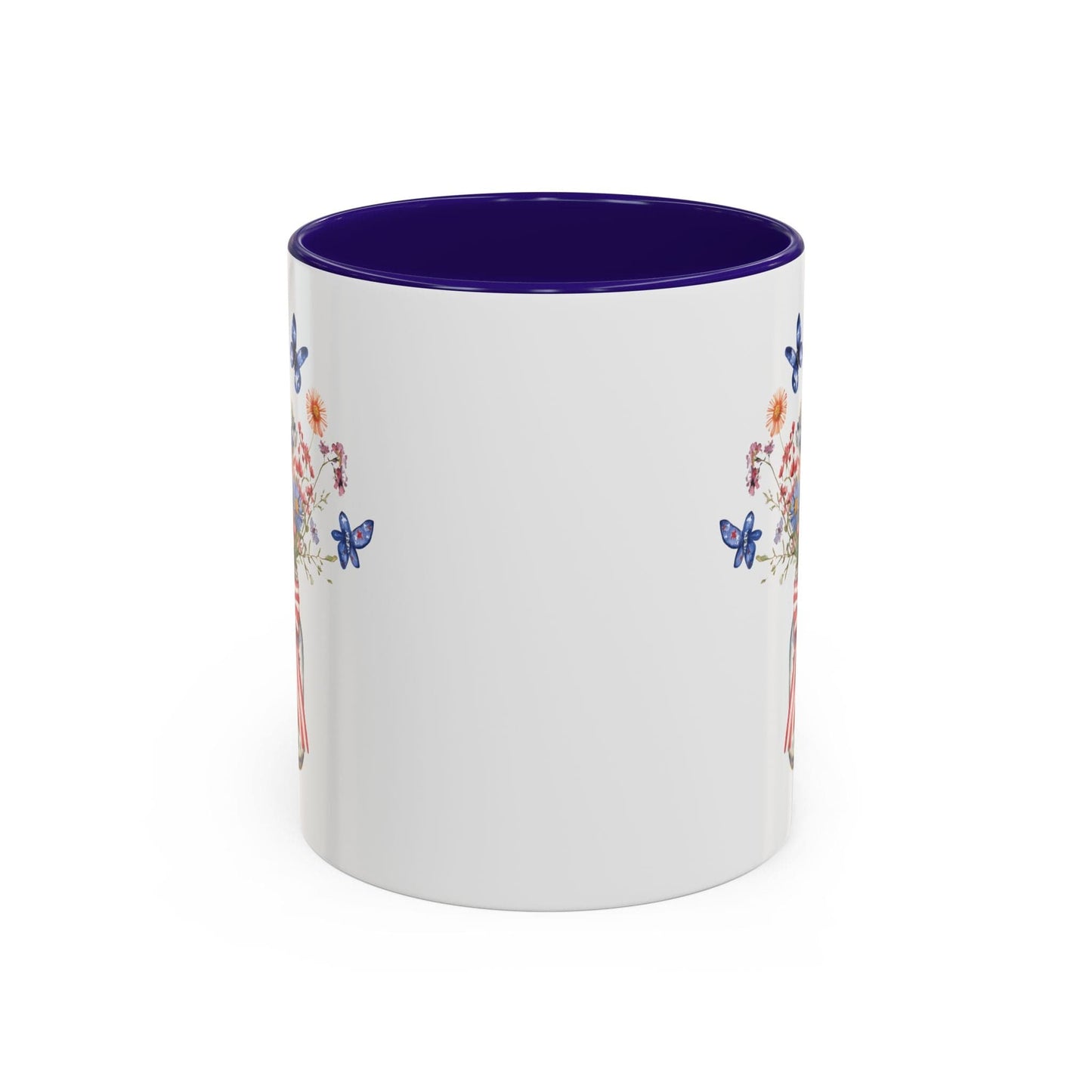 Patriotic Blooms & Butterflies Mug (11/15oz)