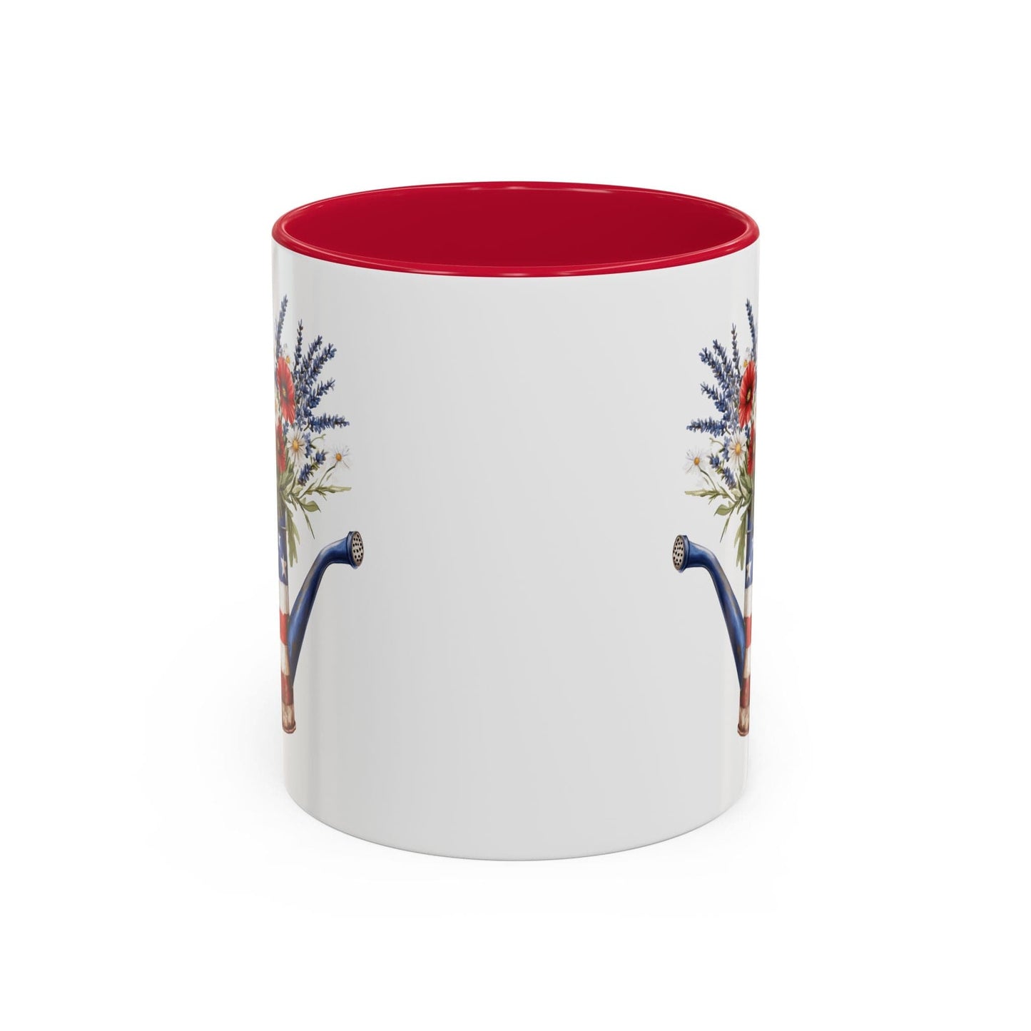 Patriotic Floral Watering Can Mug (11/15oz)