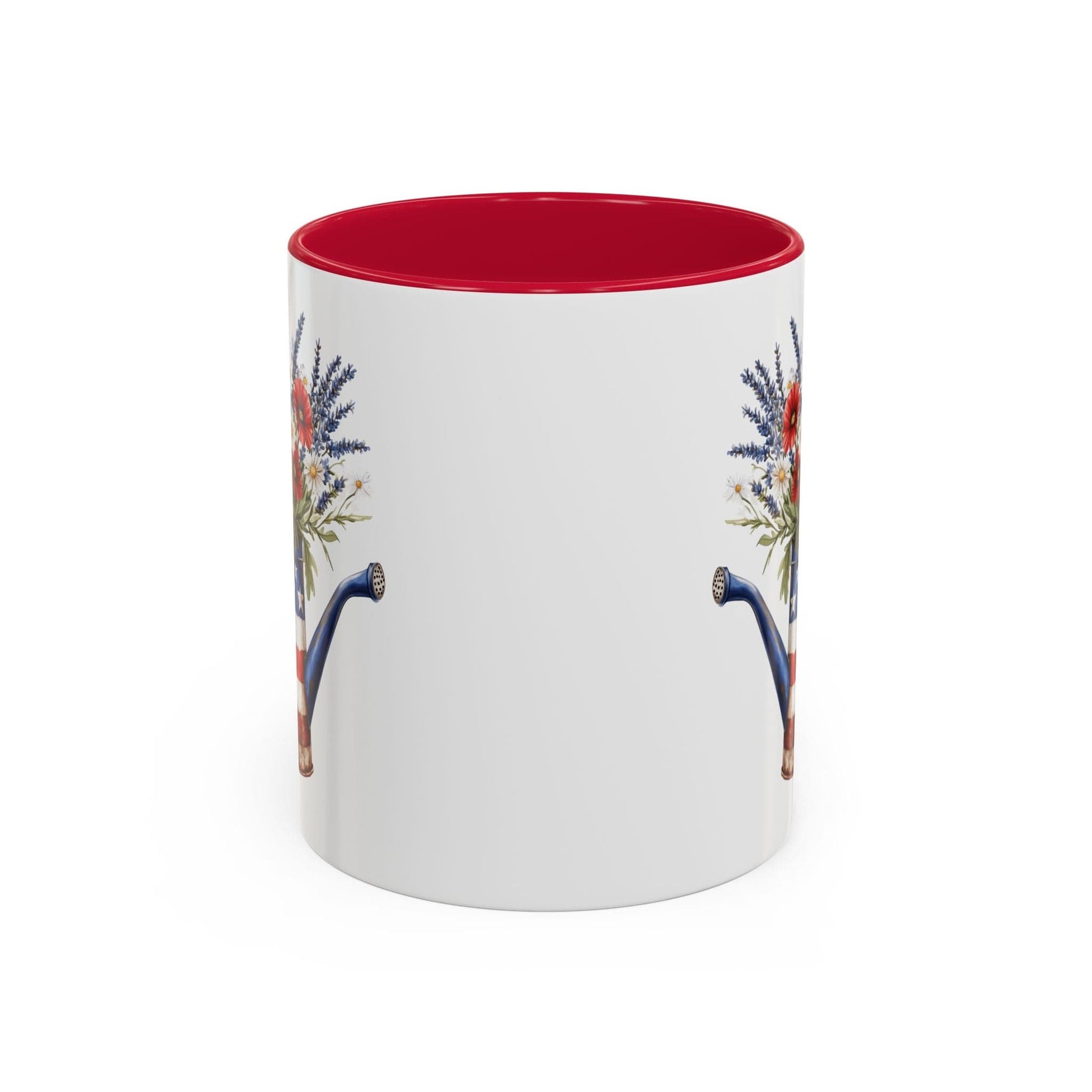 Patriotic Floral Watering Can Mug (11/15oz)