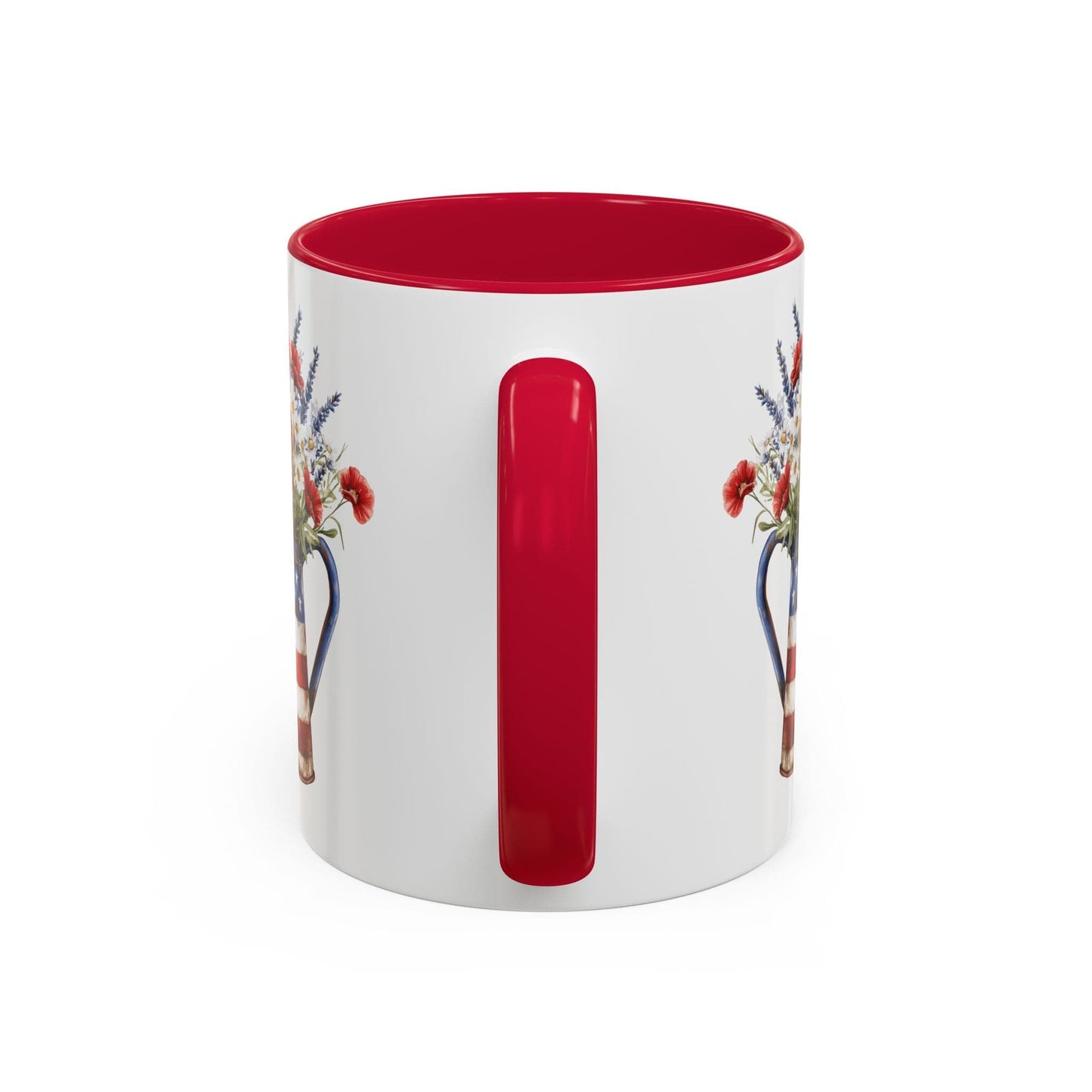 Patriotic Floral Watering Can Mug (11/15oz)