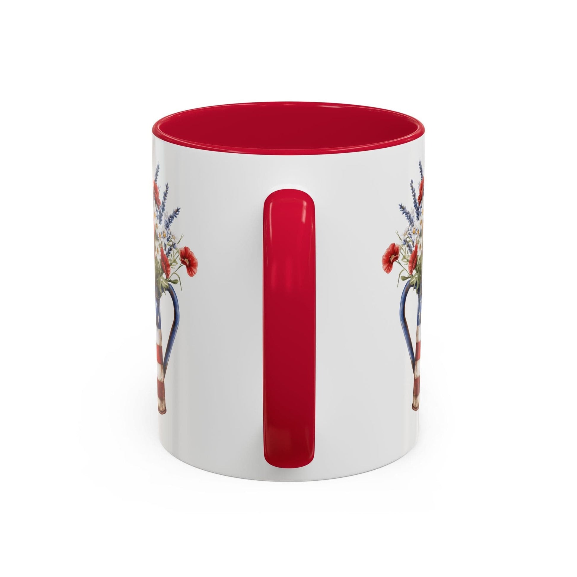 Patriotic Floral Watering Can Mug (11/15oz)