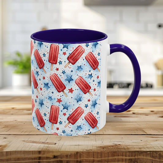 Patriotic Popsicle Ceramic Mug (11/15oz)