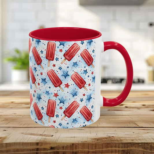 Patriotic Popsicle Ceramic Mug (11/15oz)