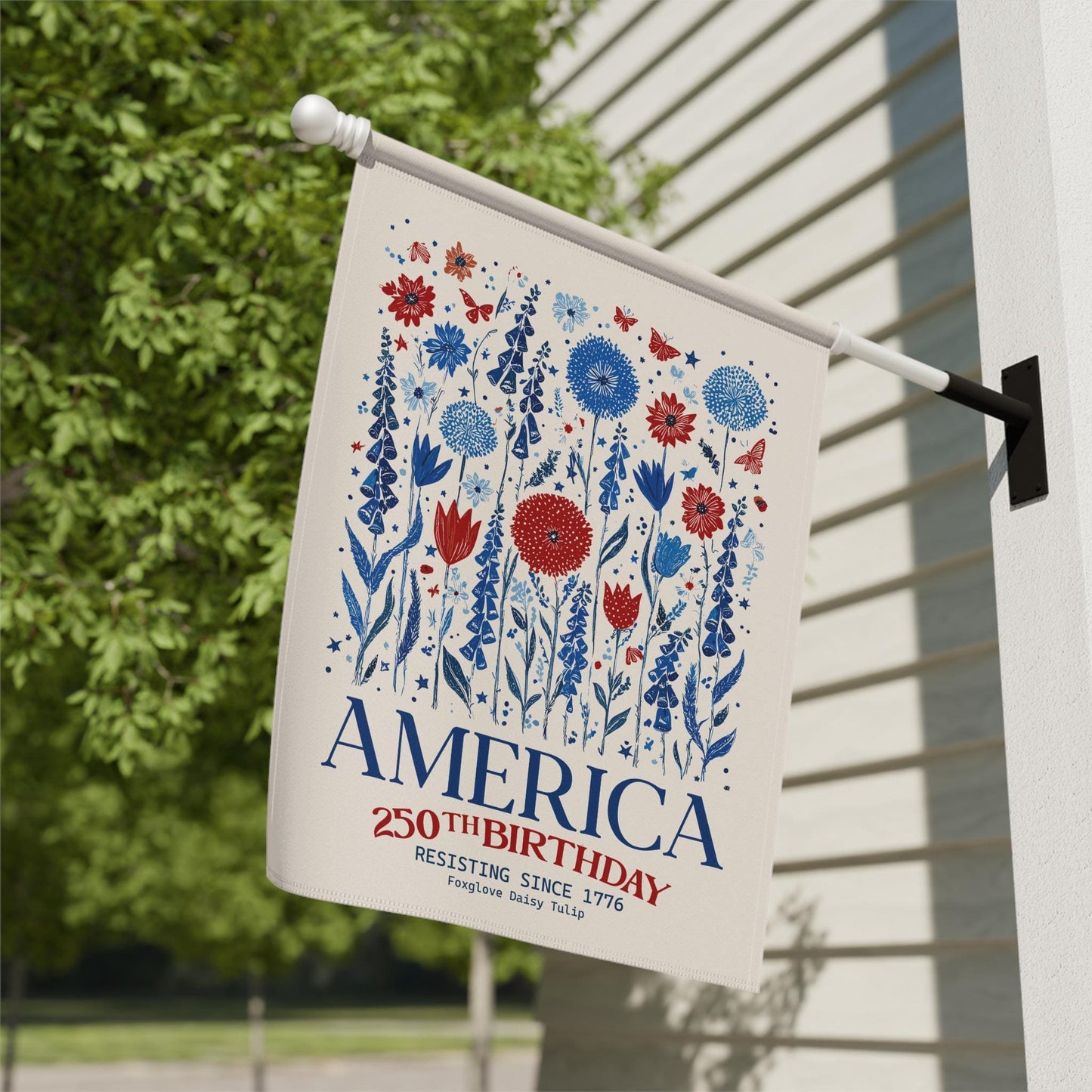 Patriotic USA Garden Flag