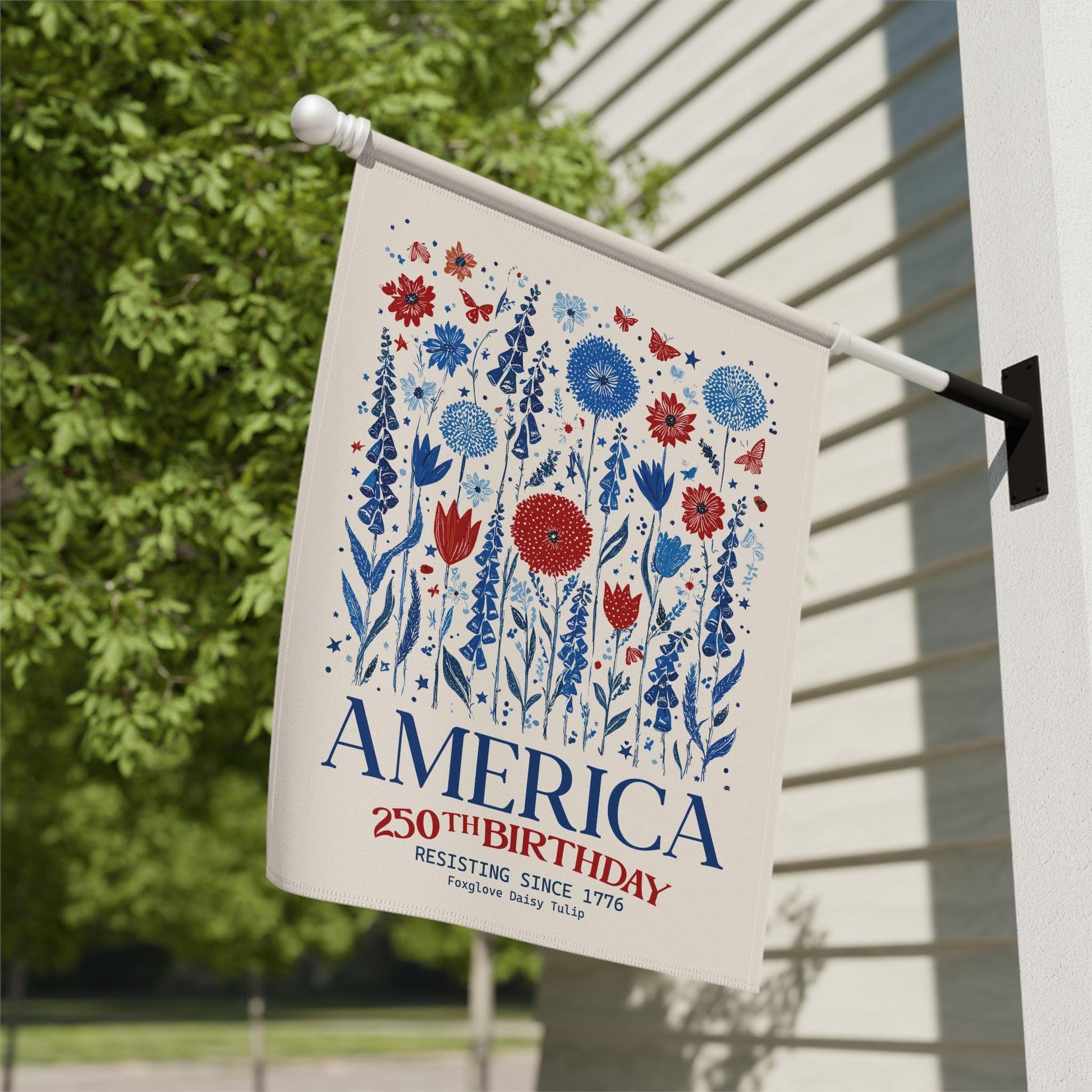 Patriotic USA Garden Flag