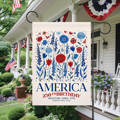 Patriotic USA Garden Flag