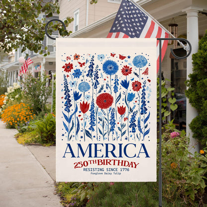 Patriotic USA Garden Flag