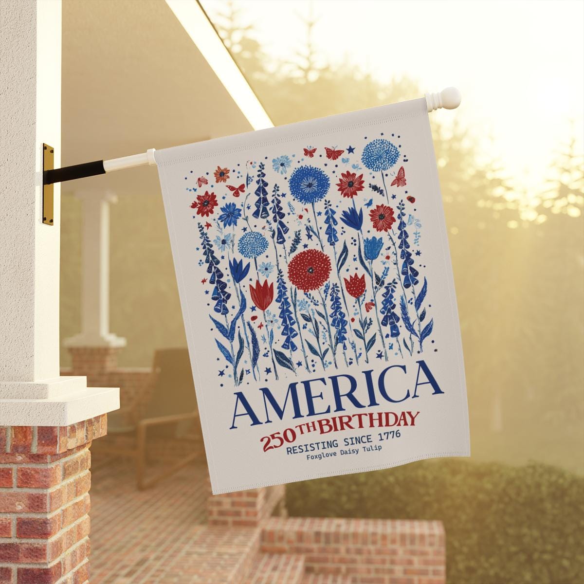 Patriotic USA Garden Flag