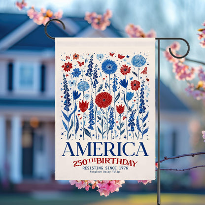 Patriotic USA Garden Flag