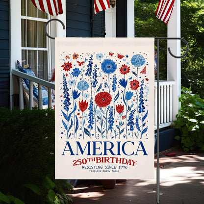 Patriotic USA Garden Flag