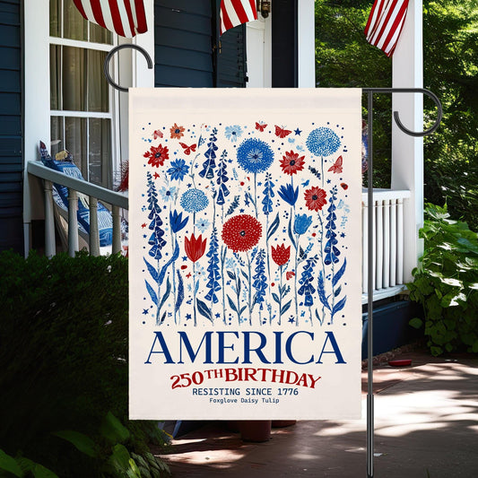 Patriotic USA Garden Flag
