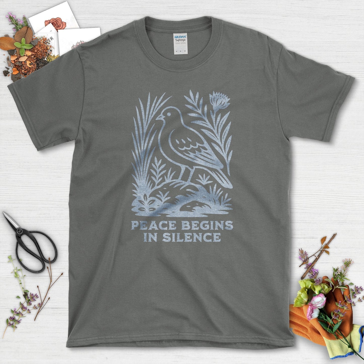 Peace Begins in Silence T-Shirt
