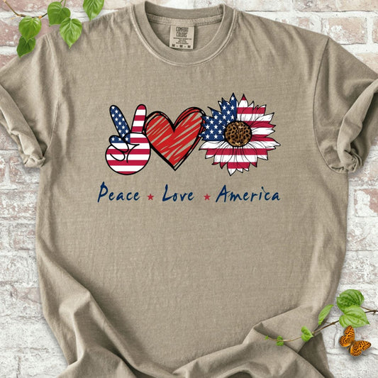 Peace Love America T-Shirt