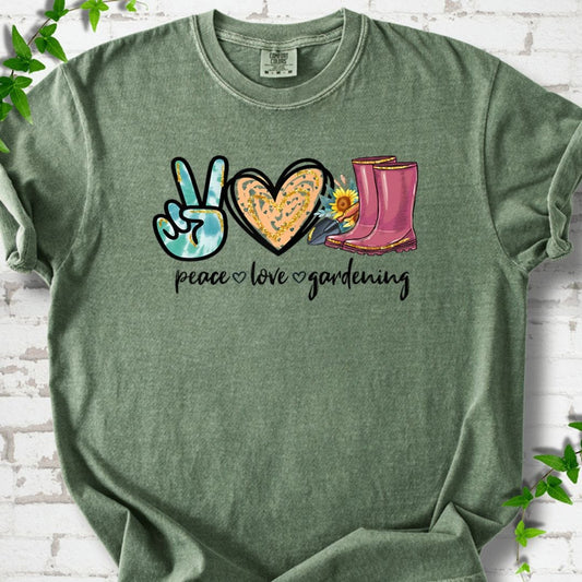 Peace Love Gardening T-Shirt