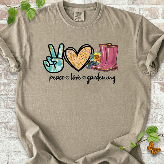 Peace Love Gardening T-Shirt