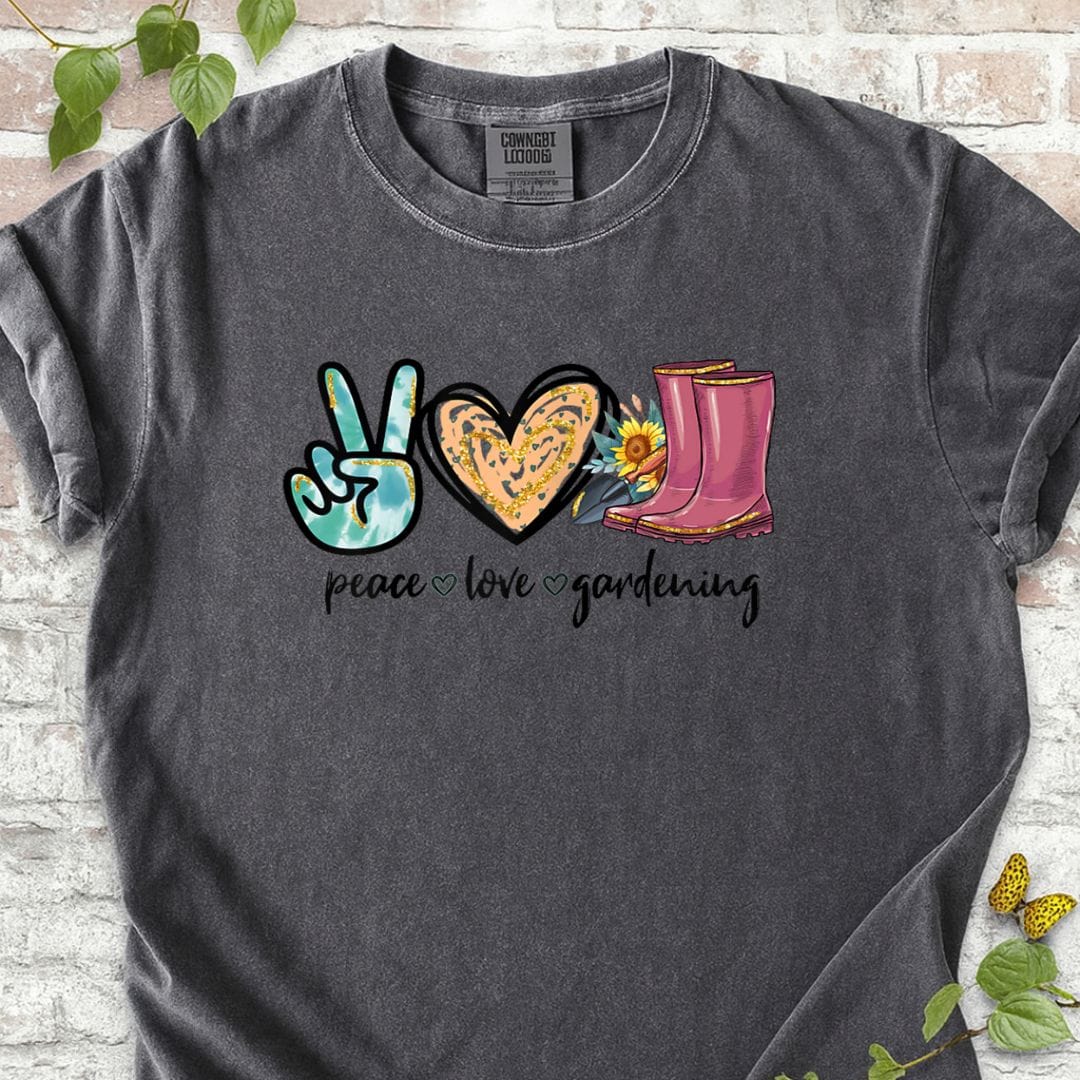 Peace Love Gardening T-Shirt
