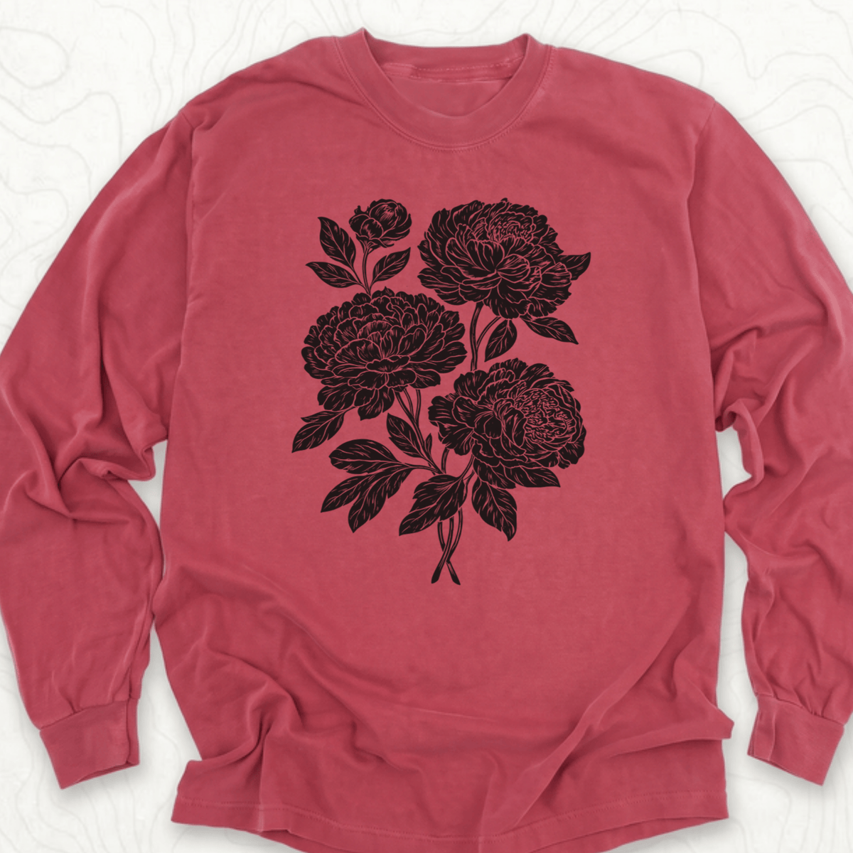 Peony Bouquet LS T-shirt