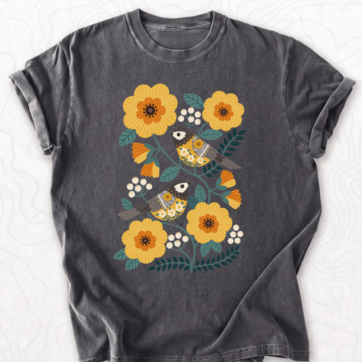 Floral Birds T-shirt