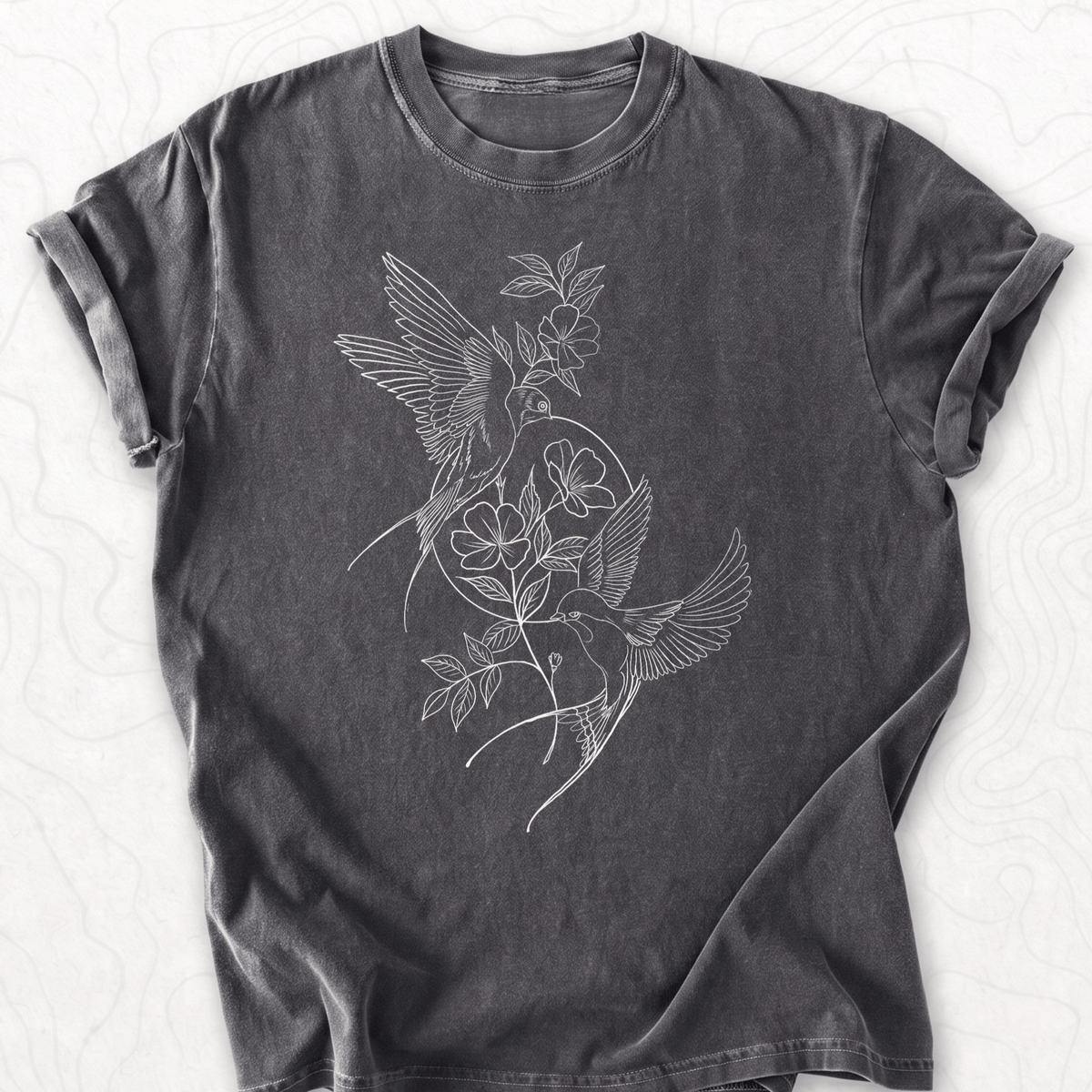 Floral Swallows T-shirt
